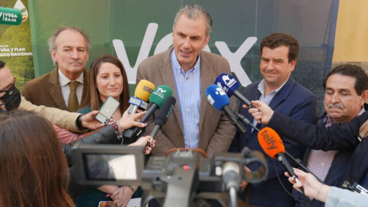Javier Ortega Smith ha visitado este viernes Orihuela