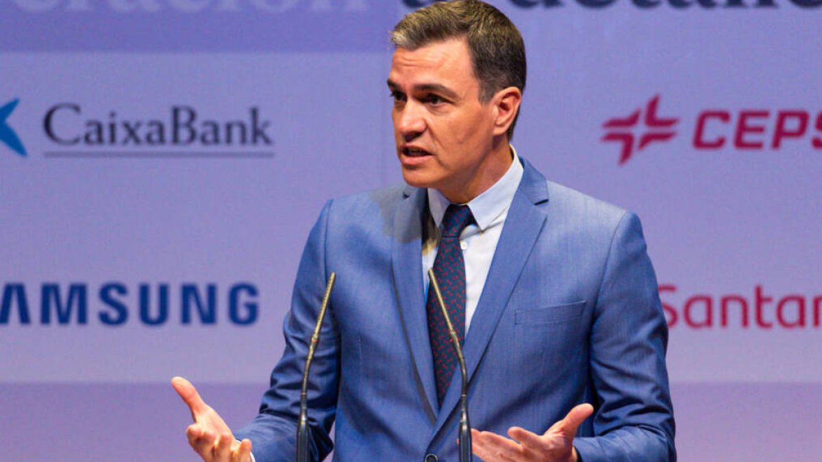El presidente del Gobierno, Pedro Sánchez