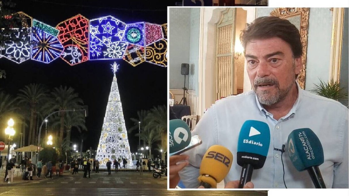 Preparadas las luces de Navidad para final de mes: “No pienso reducir el 20%