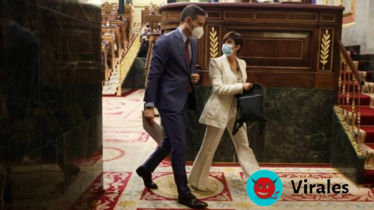 Pedro Sánchez e Isabel Rodríguez