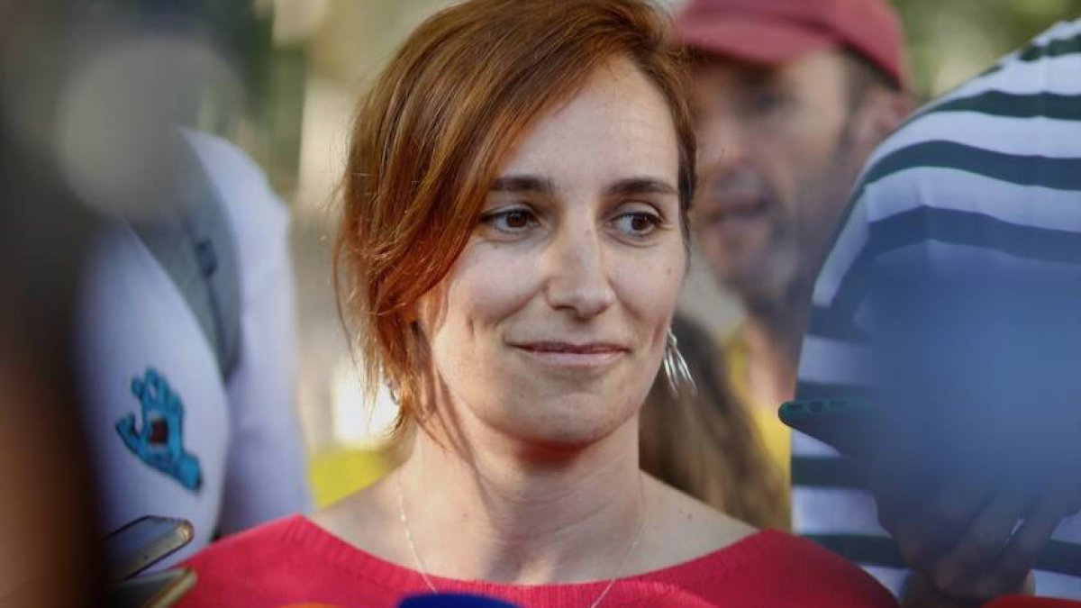 Mónica García, portavoz de Más Madrid en la Asamblea de Madrid