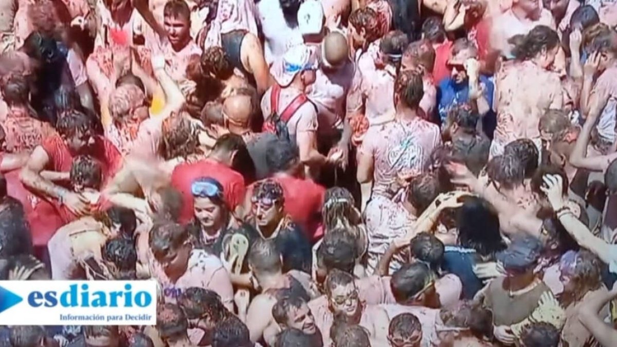 Tomatina de Buñol 2022.