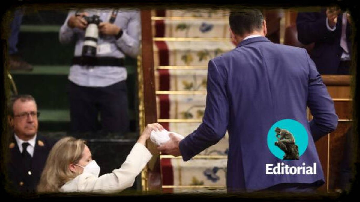 Pedro Sánchez y Nadia Calviño