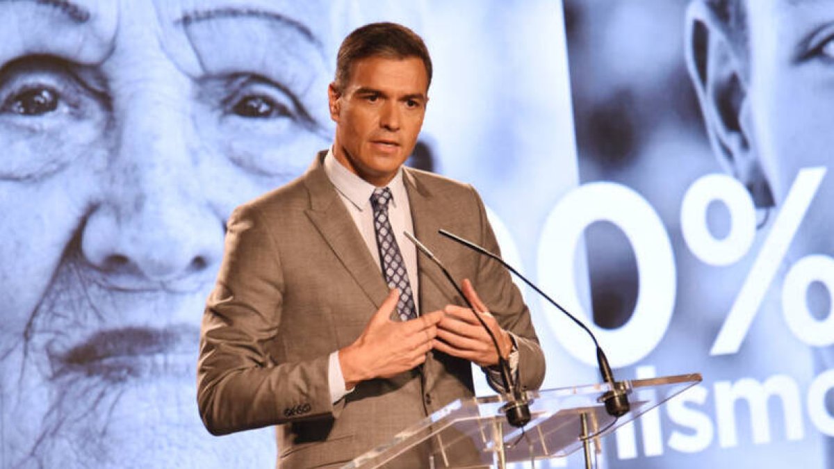 El presidente del Gobierno, Pedro Sánchez