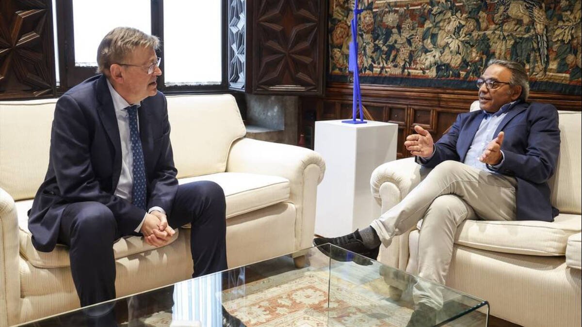 Ximo Puig y Manolo Mata.