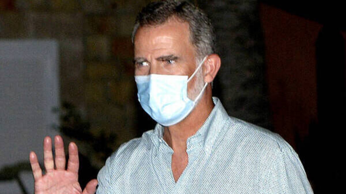 El Rey Felipe disfrutó de una velada de amigos en Palma.