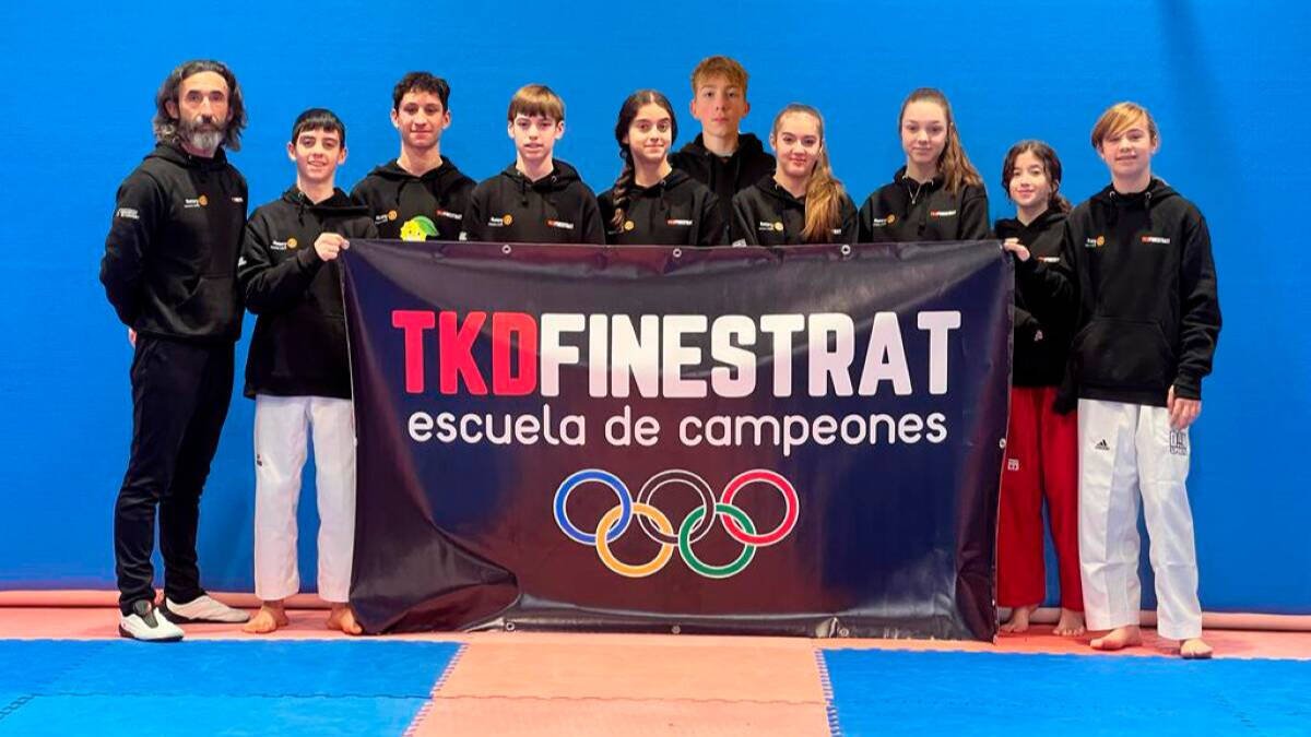 El Club Taekwondo Finestrat se trae 4 medallas de la President Cup 2023