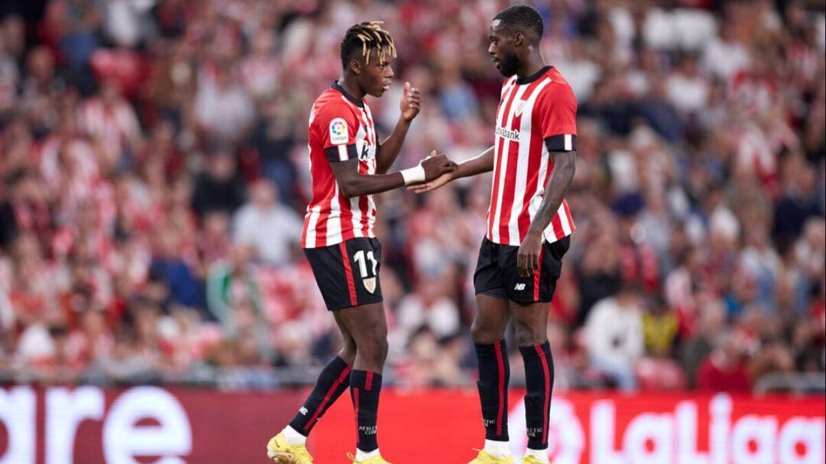 Los hermanos Williams, con la camiseta del Athletic Club.