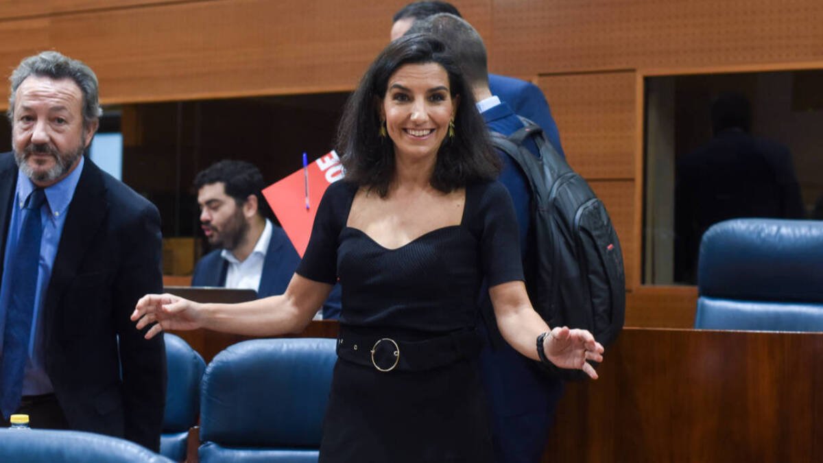 La portavoz de Vox en la Asamblea de Madrid, Rocío Monasterio.