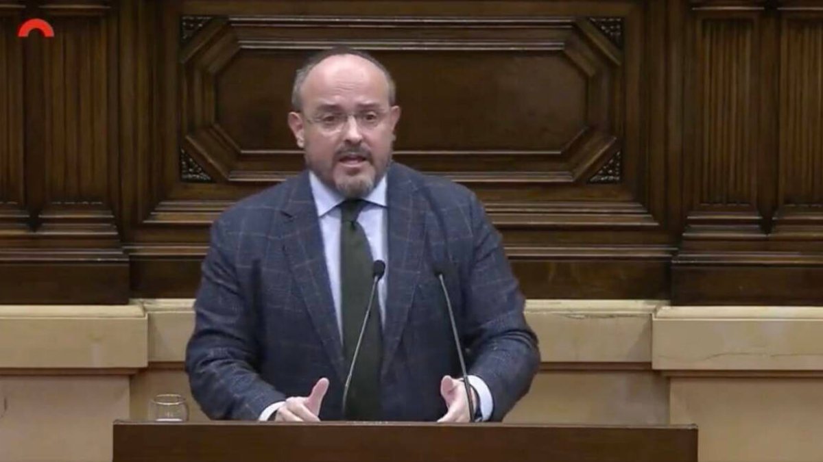 El líder del PP catalán, Alejandro Fernández