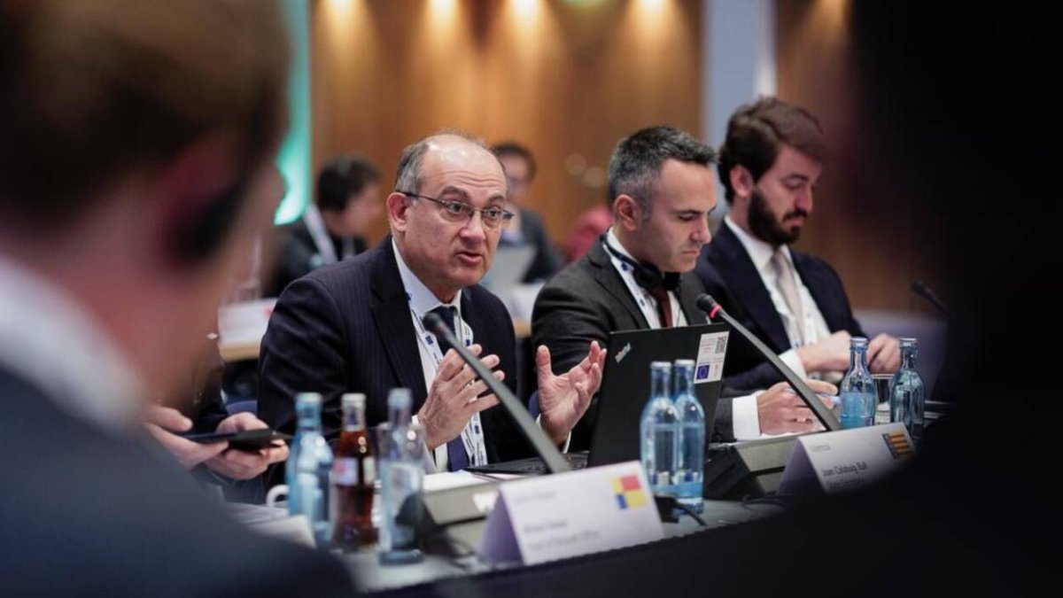 Joan Calabuig, secretario autonómico para la Unión Europea y Relaciones Externas, durante el Congreso ‘Automotive Regions Alliance’ - GVA