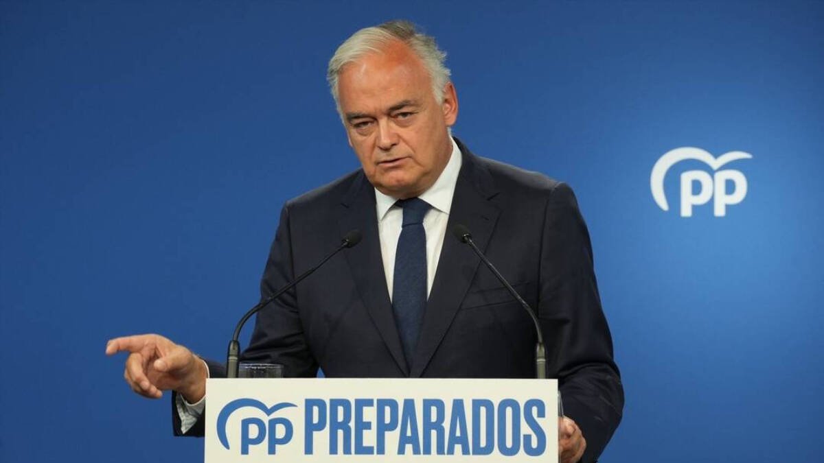 El vicesecretario de Comunicación del PP. Esteban González Pons
