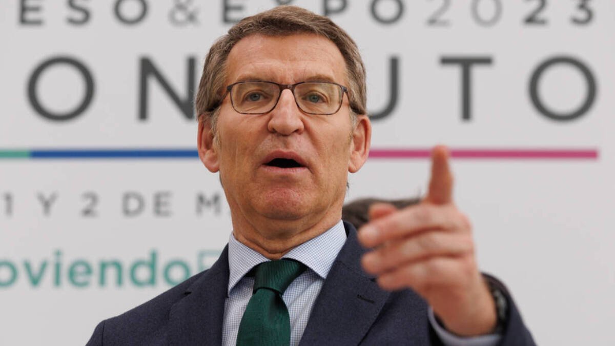 El presidente del Partido Popular, Alberto Núñlez Feijóo.