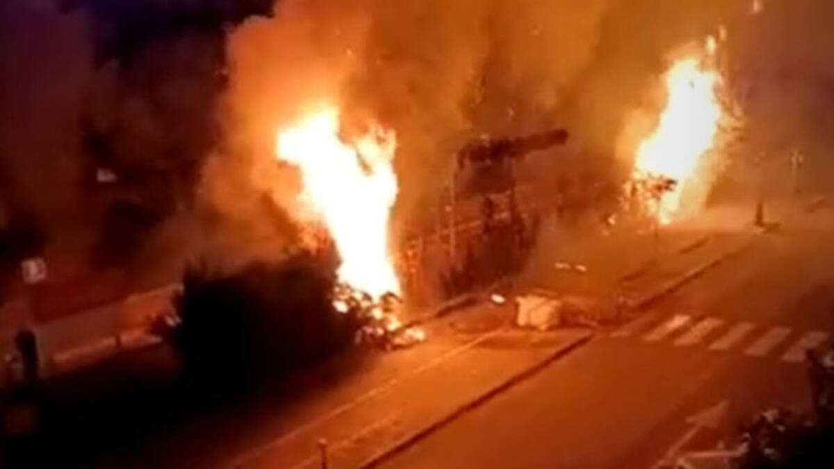 incendio en el Hospital Militar de Mislata.