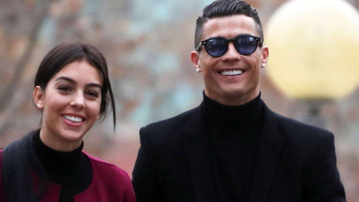 Georgina Rodríguez y Cristiano Ronaldo.