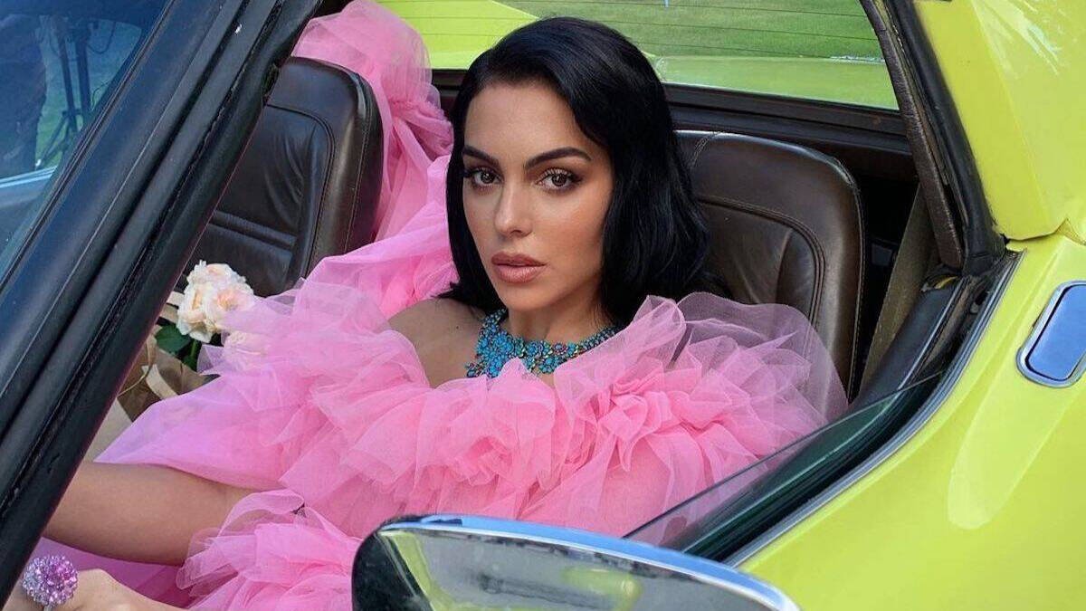 Georgina, en una producción de moda. Instagram.