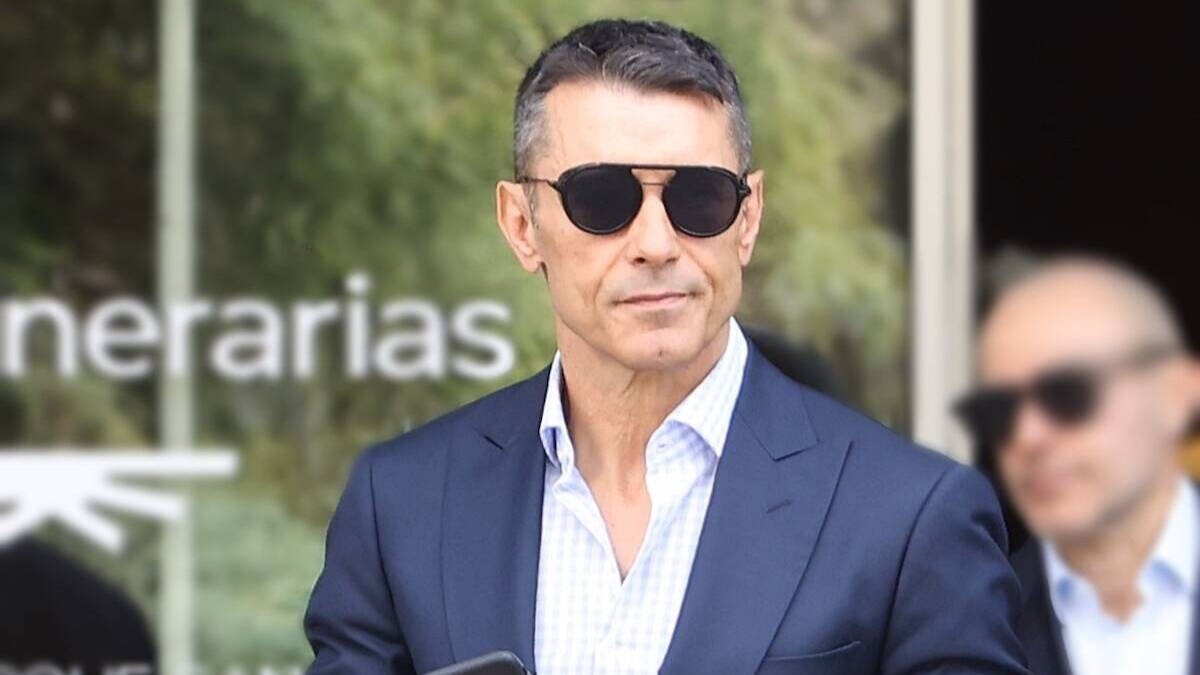 Jesús Vázquez, en el sanatorio. Europa Press.