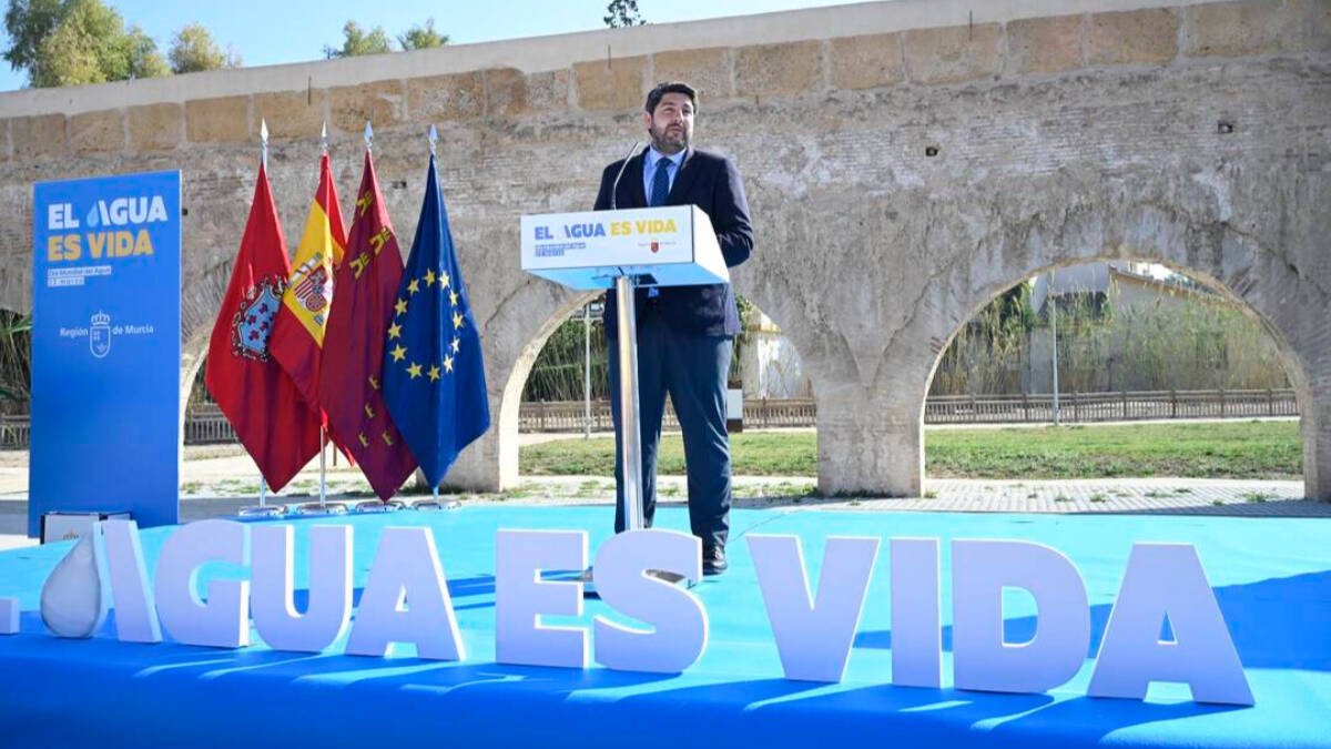 Fernando López Miras en el Día Mundial del Agua