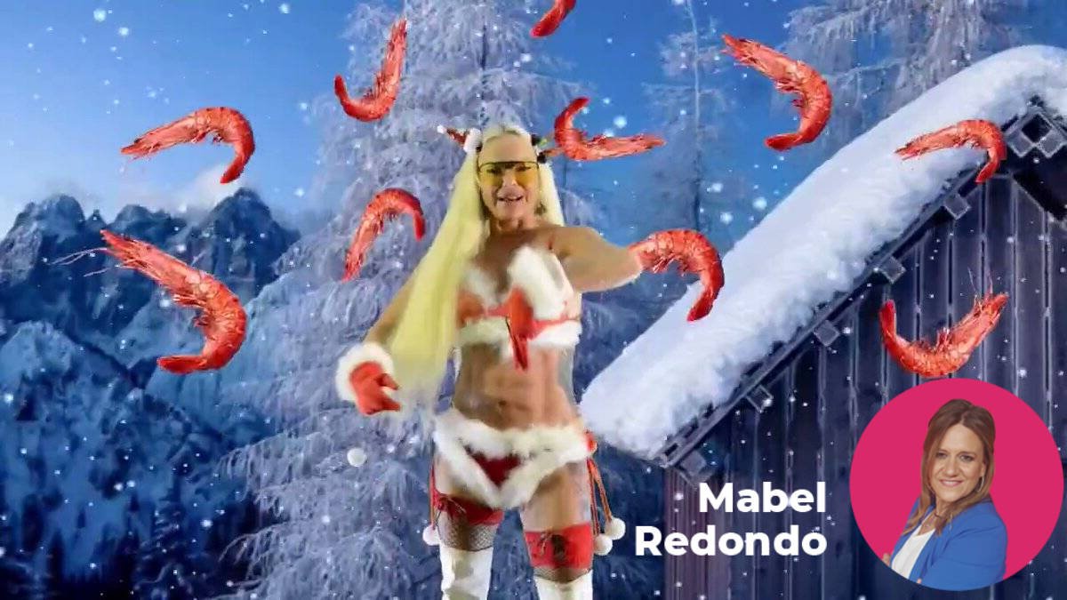 Leticia Sabater siempre impredecible con sus villancicos cuando llega la Navidad.