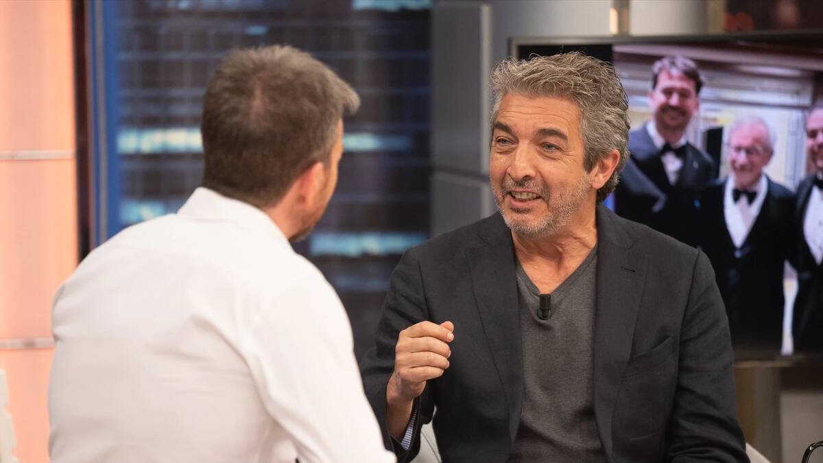 Pablo Motos y Ricardo Darín, en el 'Hormiguero'.