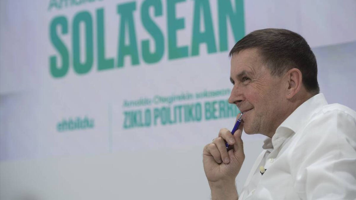 El líder de EH Bildu, Arnaldo Otegi.