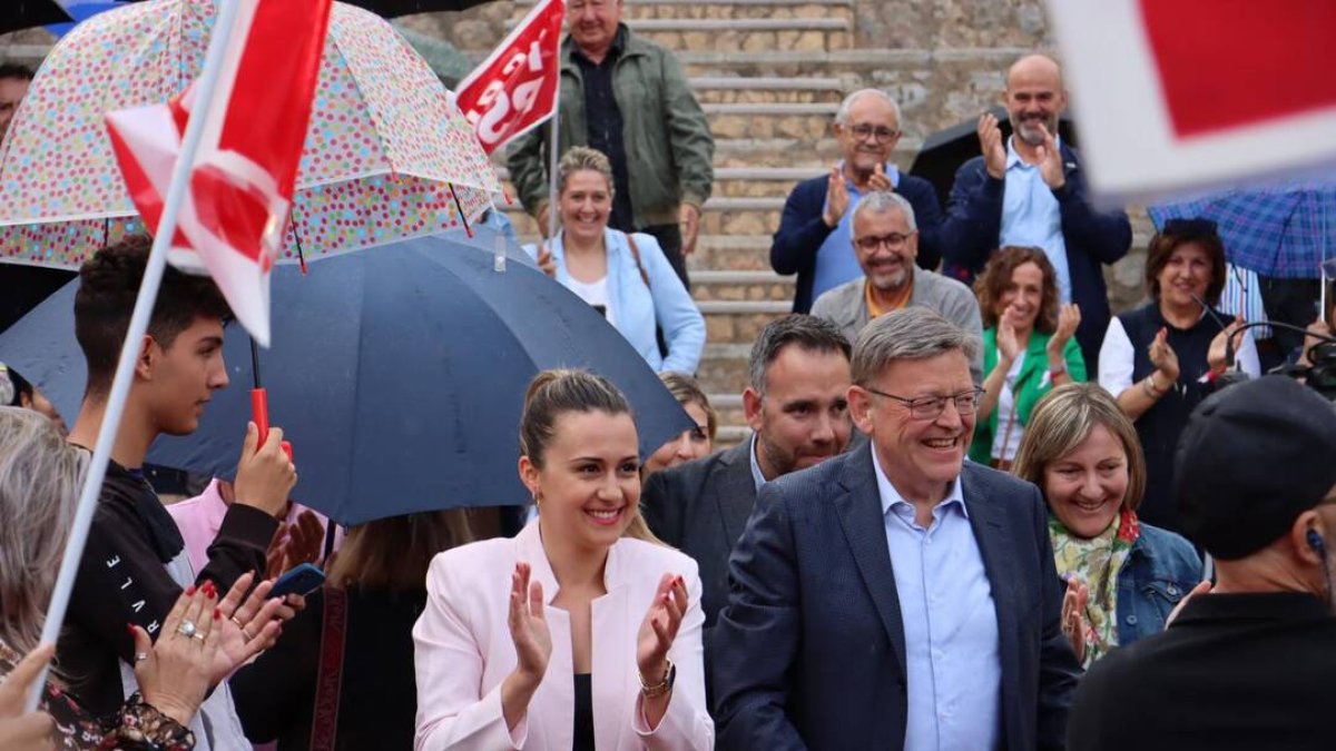 Ximo Puig a su llegada al acto de la Vall d'Uixó - PSOE