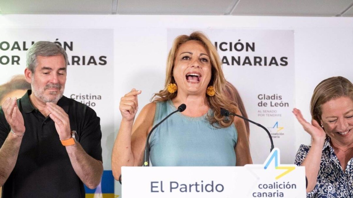 La nueva diputada de Coalición Canaria, Cristina Valido.