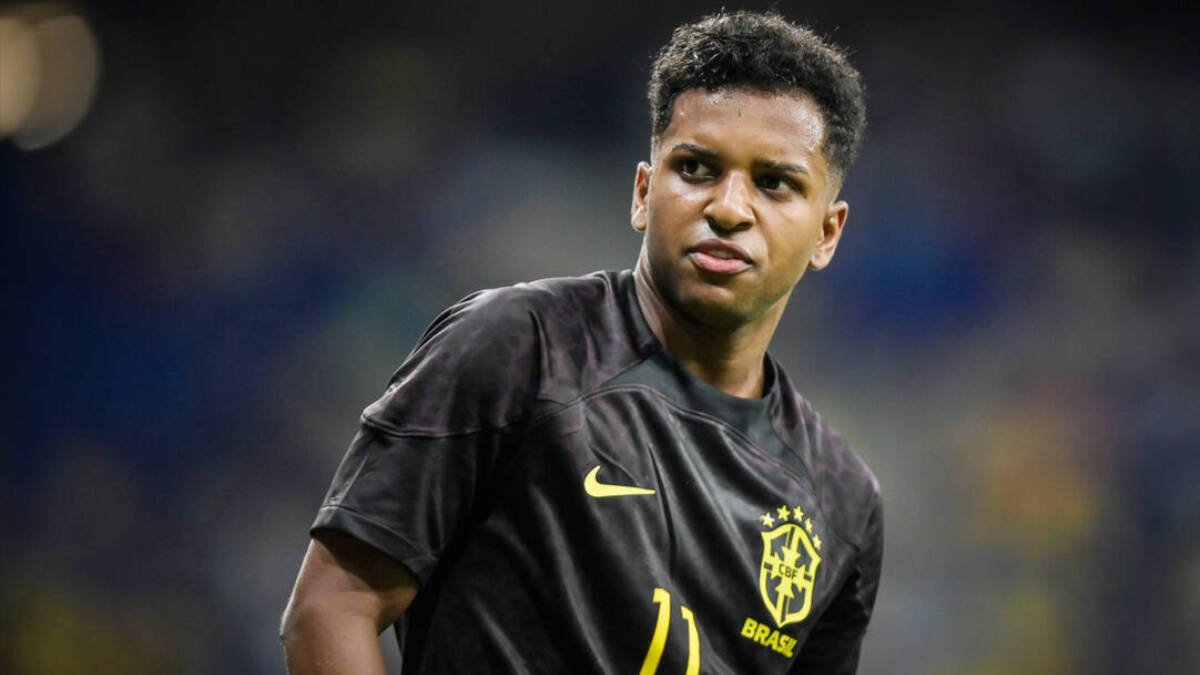 Rodrygo, en un partido con Brasil