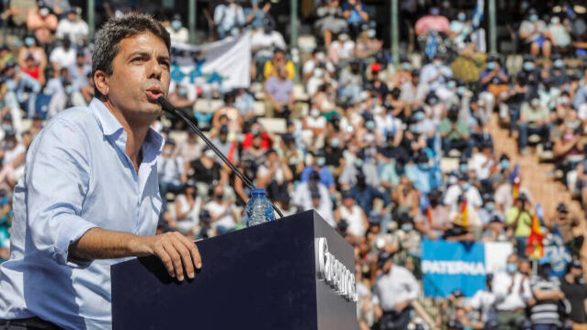Carlos Mazón, presidente del PPCV / FOTO: Rober Solsona / Europa Press