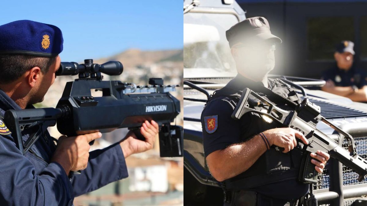 Agentes del CNP desplegados en la Cumbre Europea de Granada