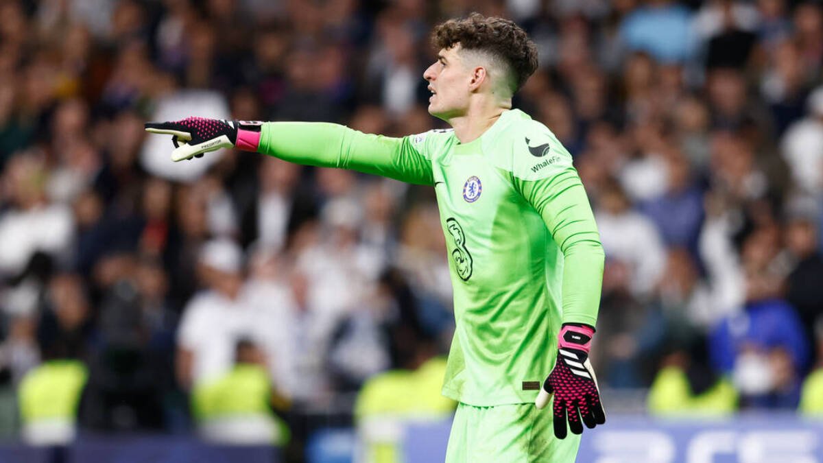 Kepa Arrizabalaga, en un partido de la pasada temporada defendiendo la portería del Chelsea.