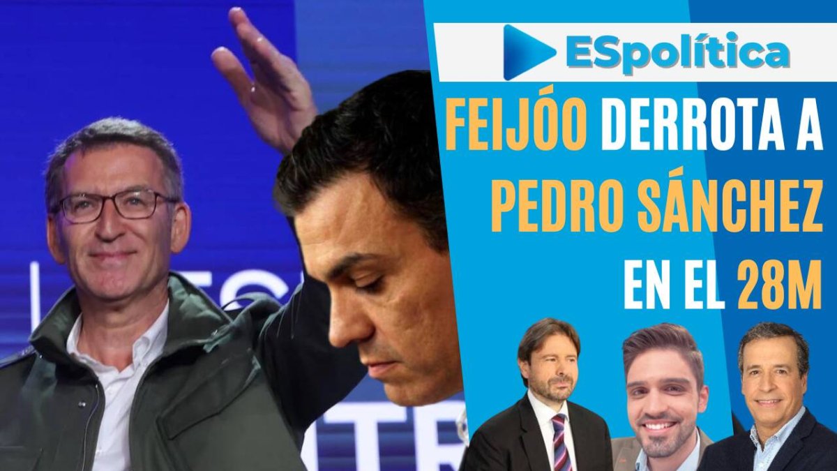 Pedro Sánchez, presidente del Gobierno, y Alberto Núñez Feijóo, líder de la oposición