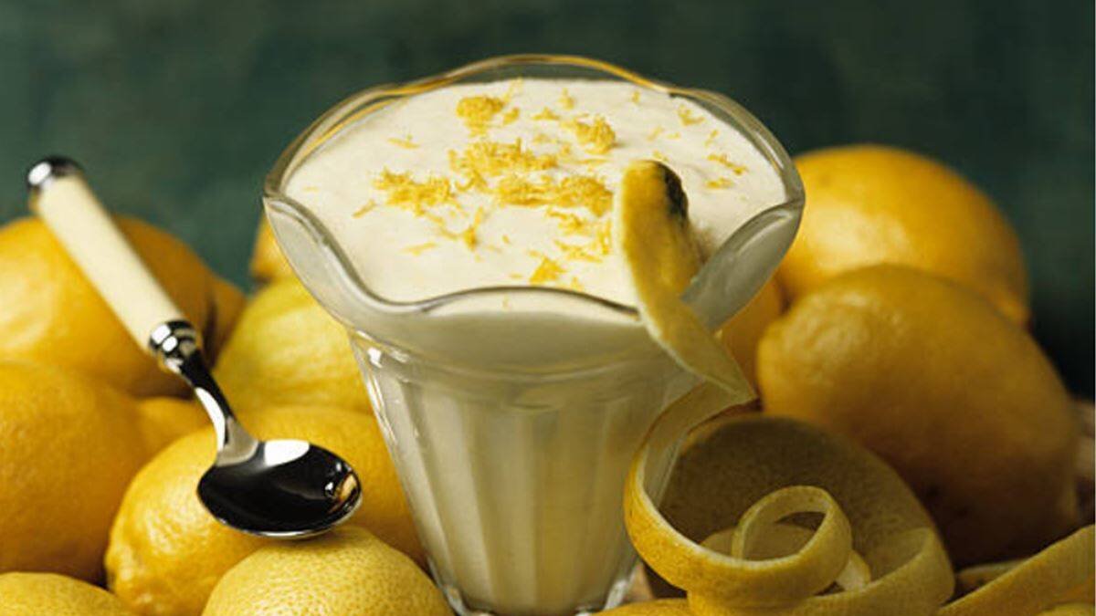 Mousse de limón casero