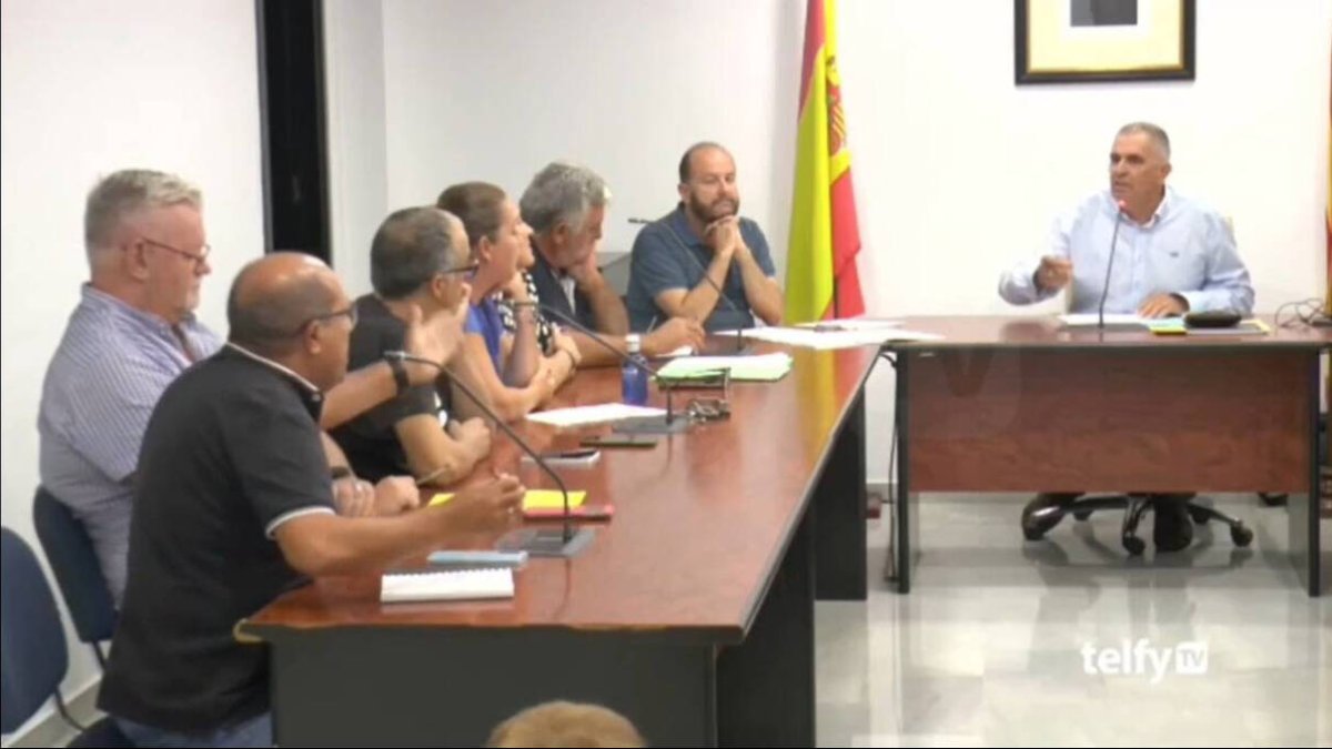 Pleno municipal en San Fulgencio.