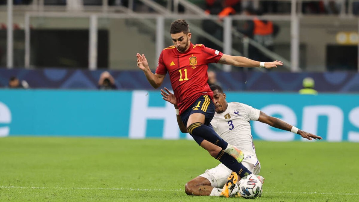 Ferrán Torres, en la final de la Nations League ante Francia.