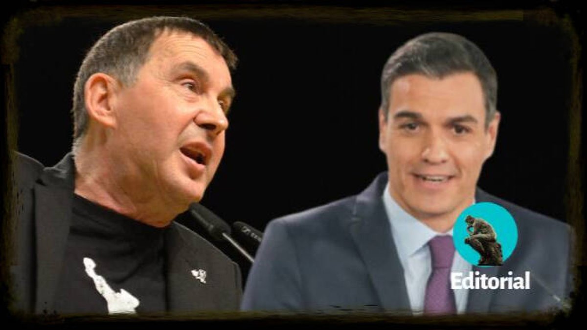 Arnaldo Otegi y Pedro Sánchez