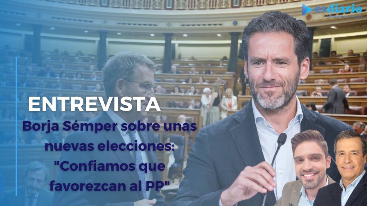 En la imagen se ve al portavoz del PP, Borja Sémper.