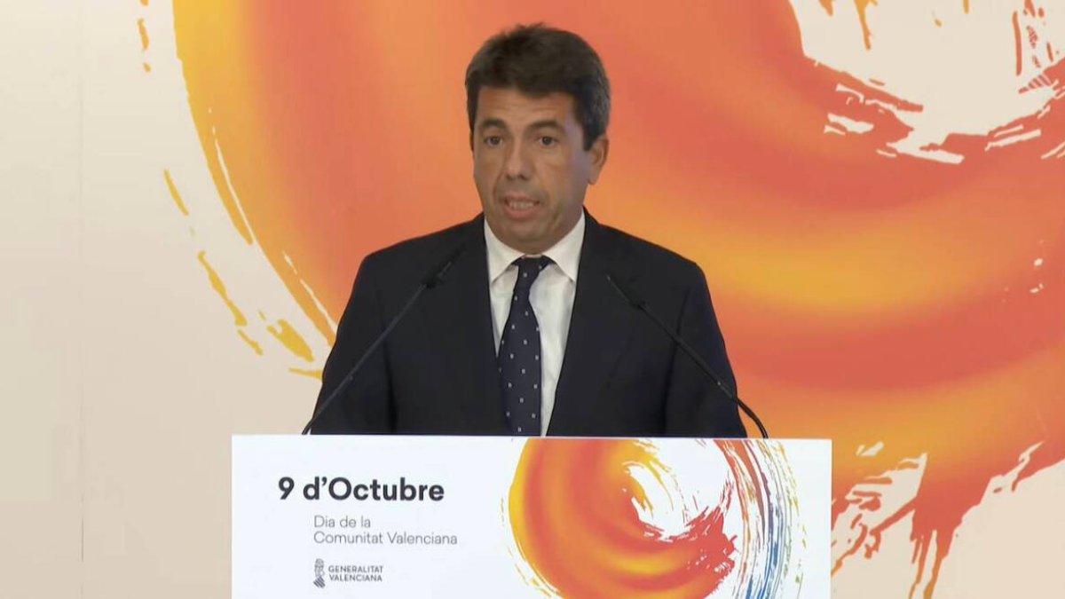 Carlos Mazón presenta la campaña del 9 d'Octubre