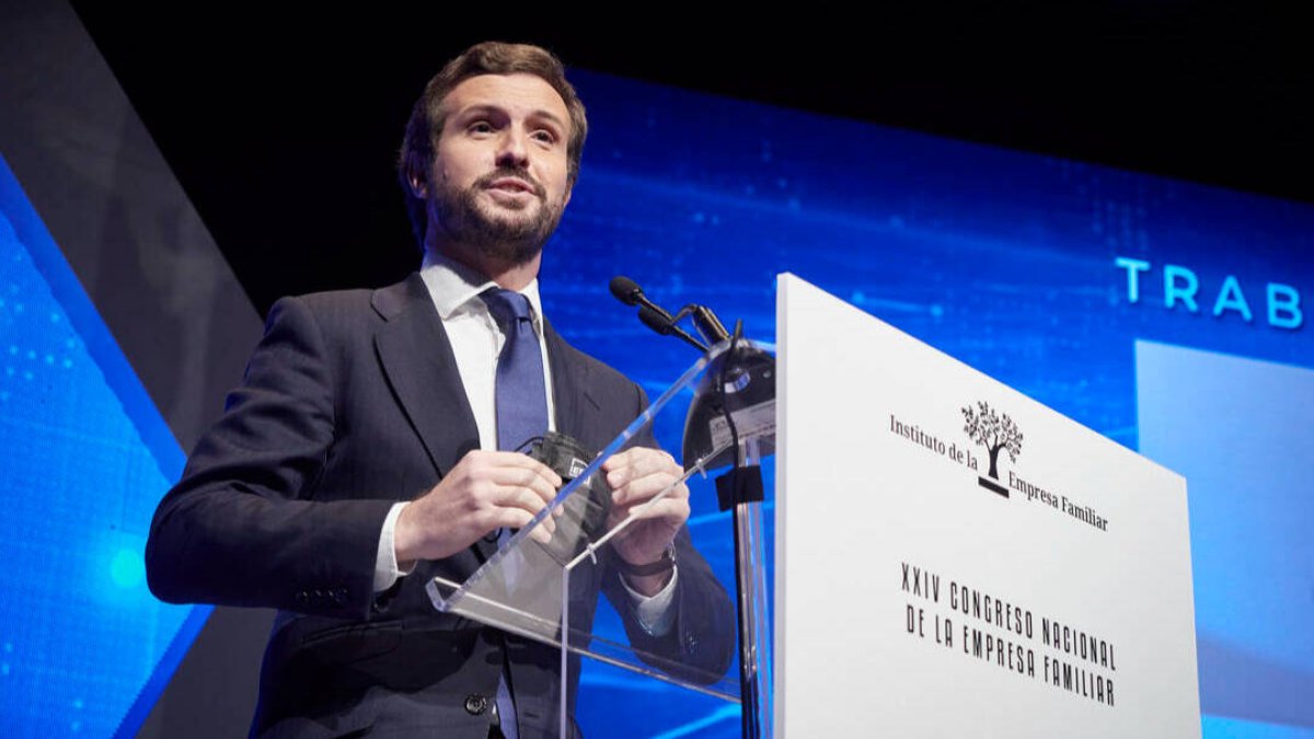 Pablo Casado, presidente del PP