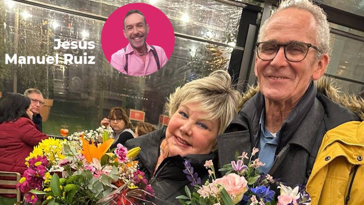 Karina, con su marido Carlos