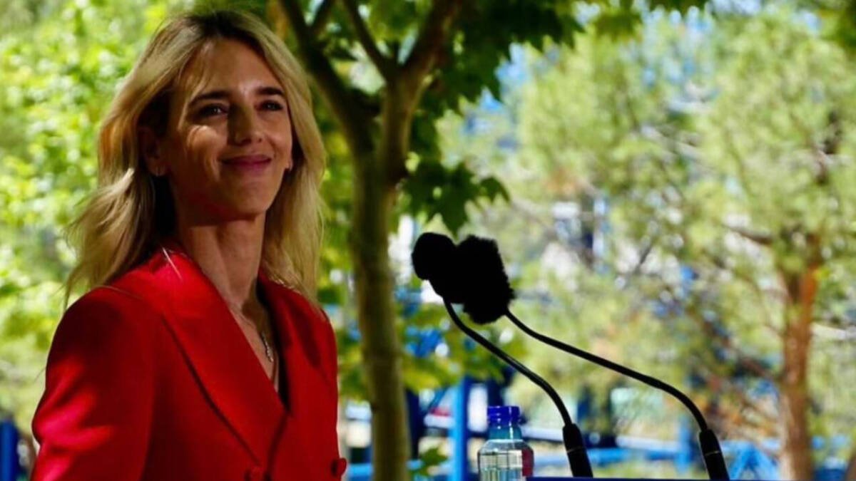 Cayetana Álvarez de Toledo en un mitin