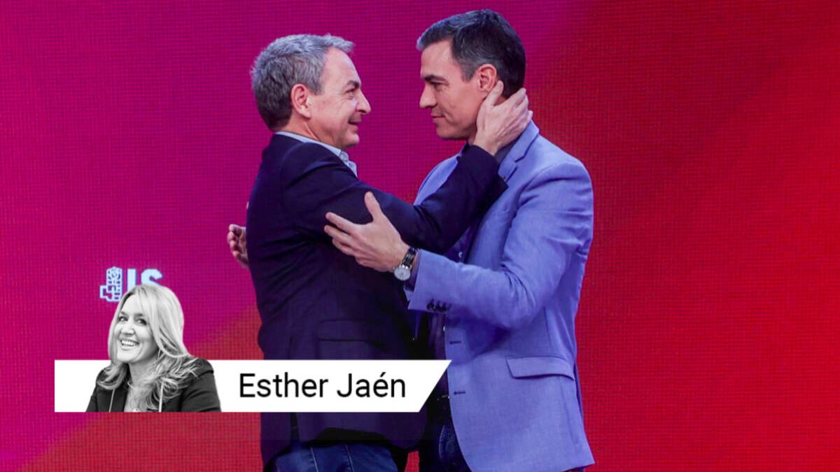 Zapatero y Pedro Sánchez.