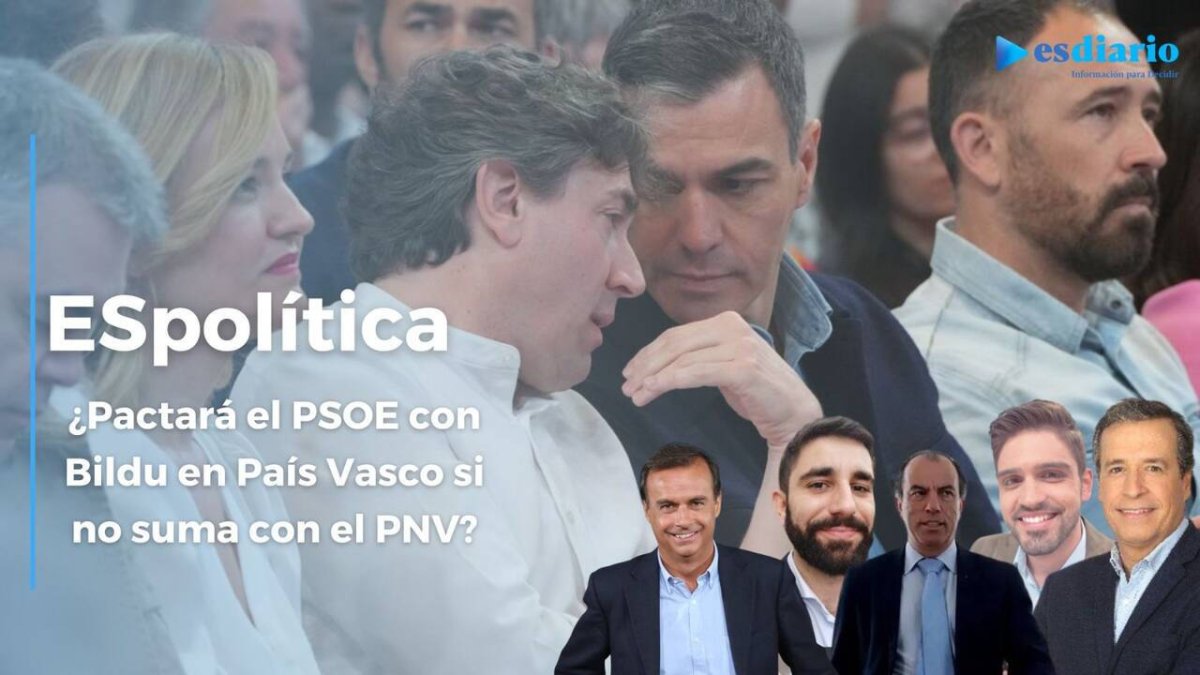 Al fondo de la imagen se ve a Pedro Sánchez, presidente del Gobierno