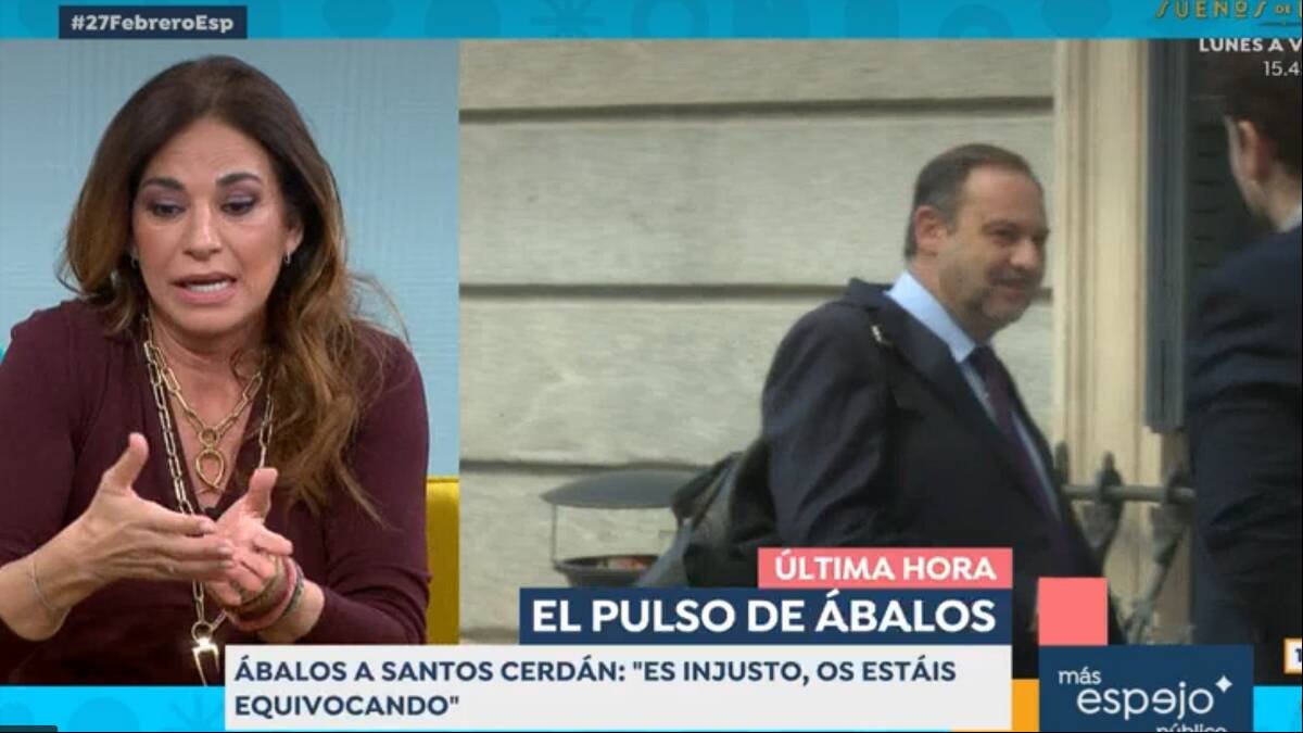 Mariló Montero durante el programa de este martes de 'Espejo Público' en el que se ha 