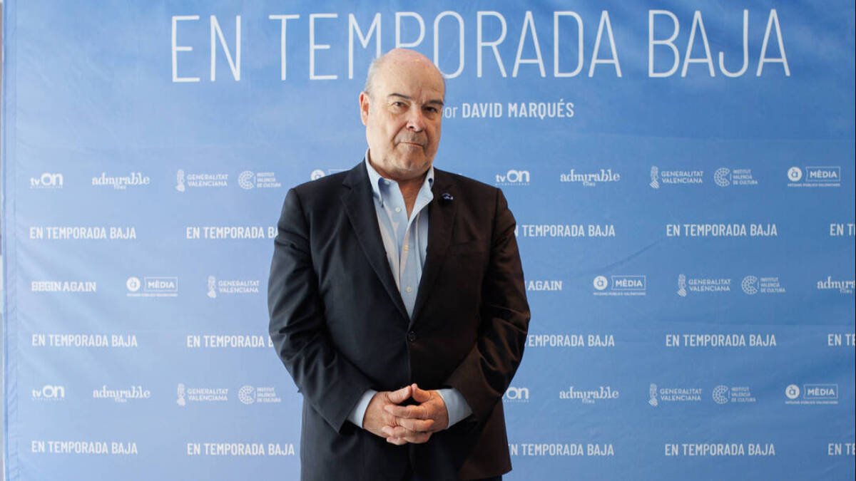 Antonio Resines, en la promoción de una de sus últimas películas.