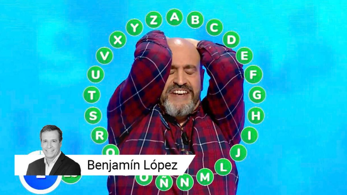 El ganador del rosco de Pasapalabra en el momento de acertar la última pregunta