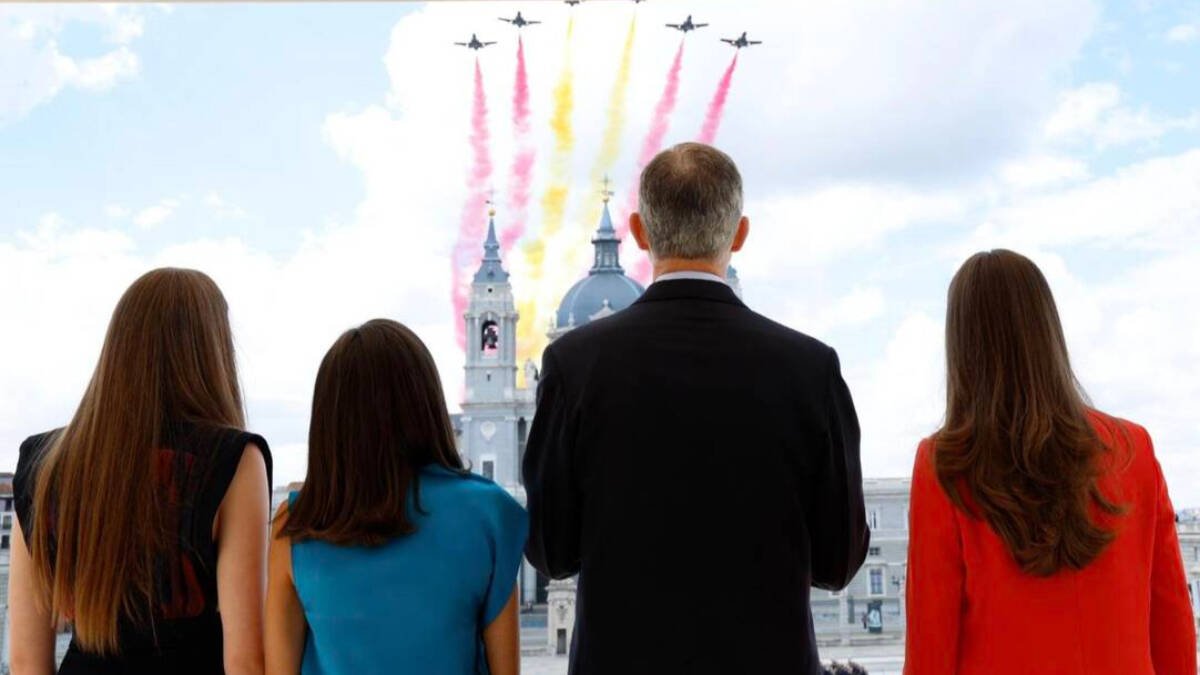 El rey Felipe, la reina Letizia, la princesa Leonor y la infanta Sofía