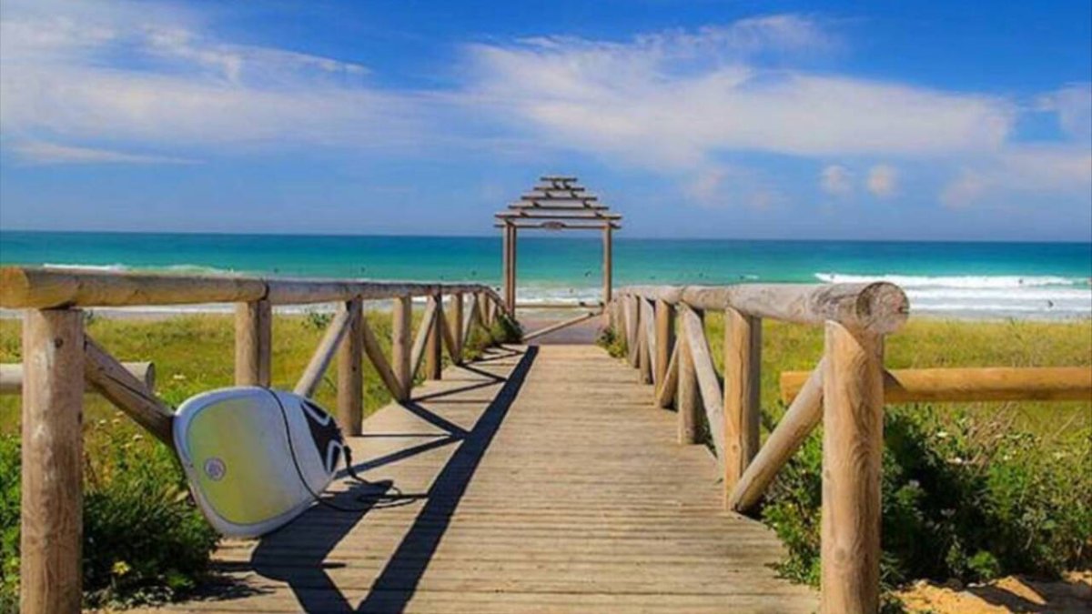 Playa de El Palmar de Vejer (Vejer de la Frontera, Cádiz). Foto turismo Vejer.