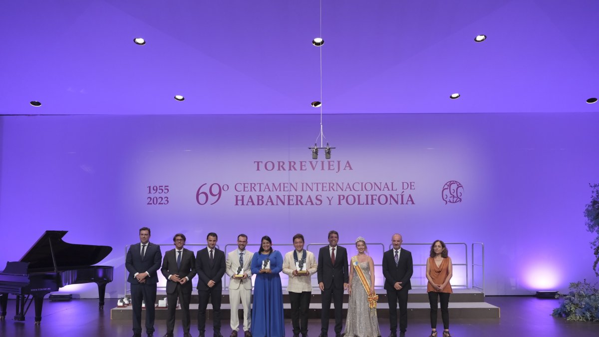 El coro filipino Kammerchor Manila durante la pasada edición del certamen de Torrevieja
