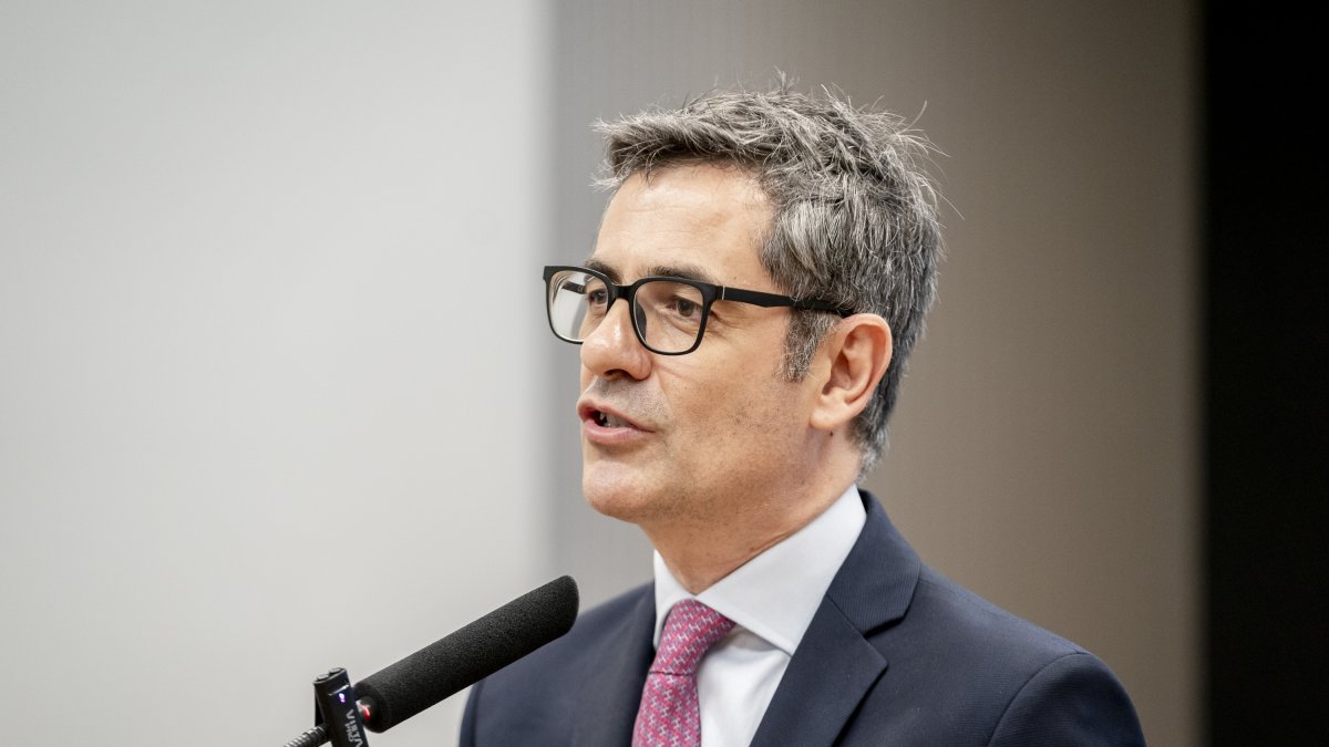 El ministro de la Presidencia, Justicia y Relaciones con las Cortes, Félix Bolaños